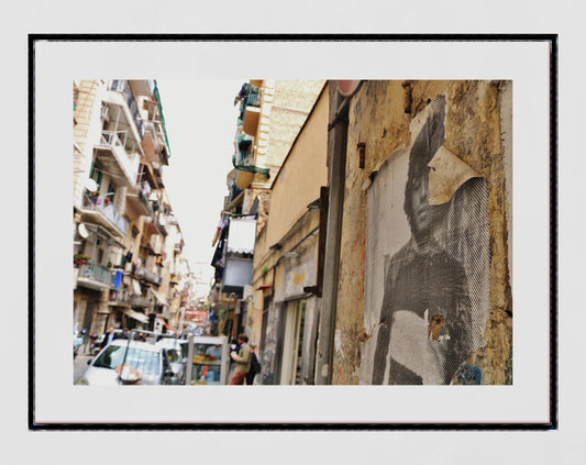 Maradona Print Napoli Poster Naples Italy Photography