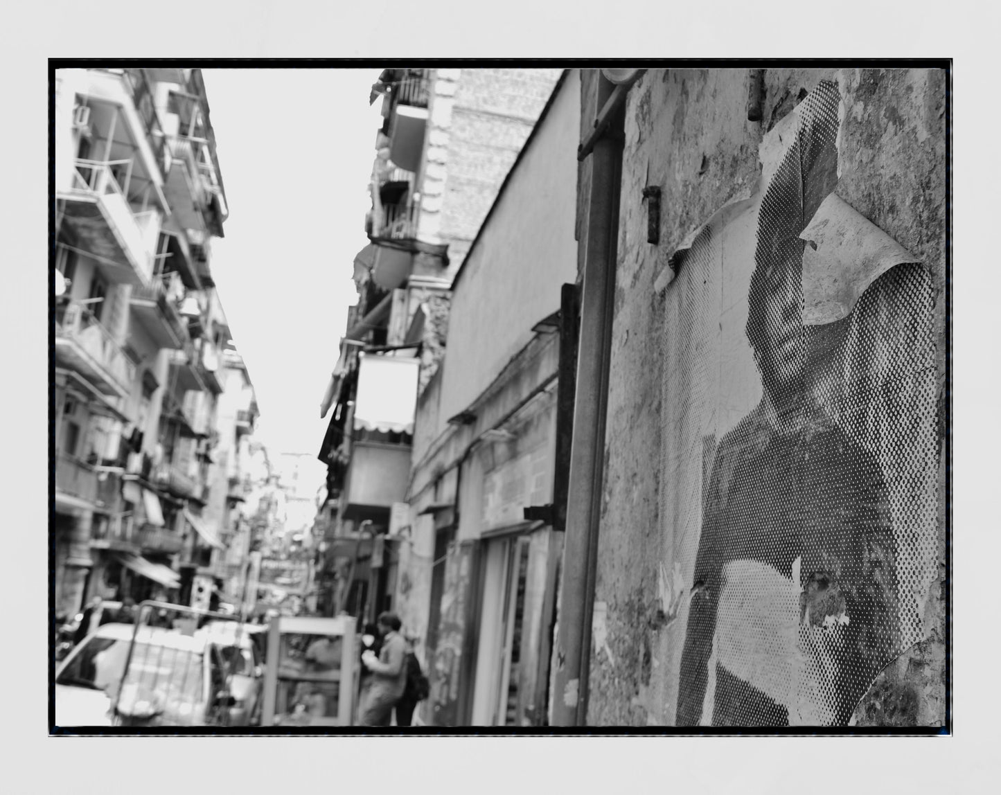 Maradona Napoli Print Naples Italy Photography Poster