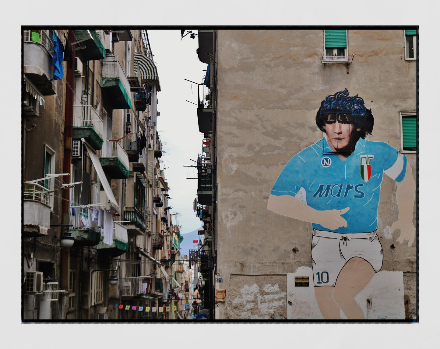 Diego Maradona Poster Napoli Naples Italy Photography Print
