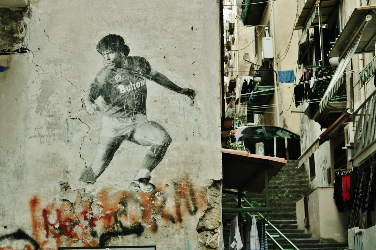 Diego Maradona Napoli Print Poster Naples Italy Photography