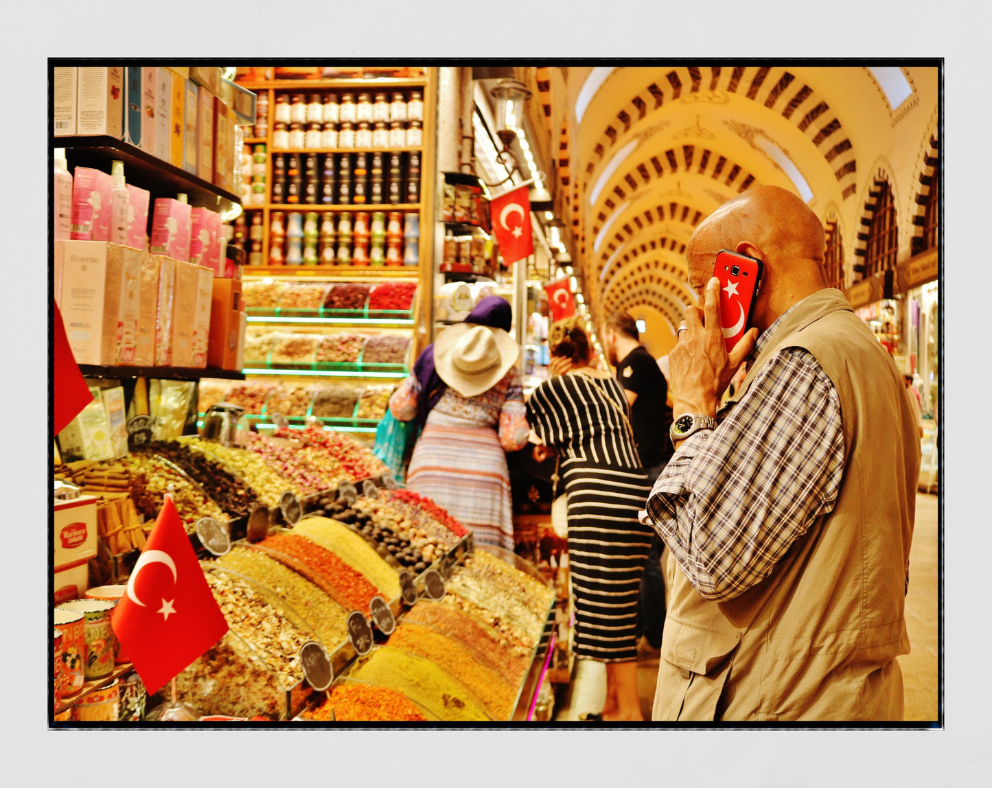 Turkey Istanbul Spice Bazaar Turkish Wall Art Photography