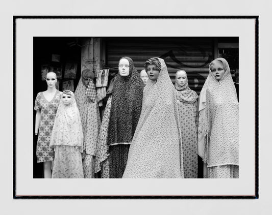 Middle East Wall Art Istanbul Street Black And White Photography Print