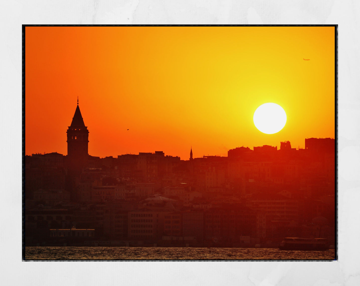 Istanbul Galata Tower Sunset Photography Print
