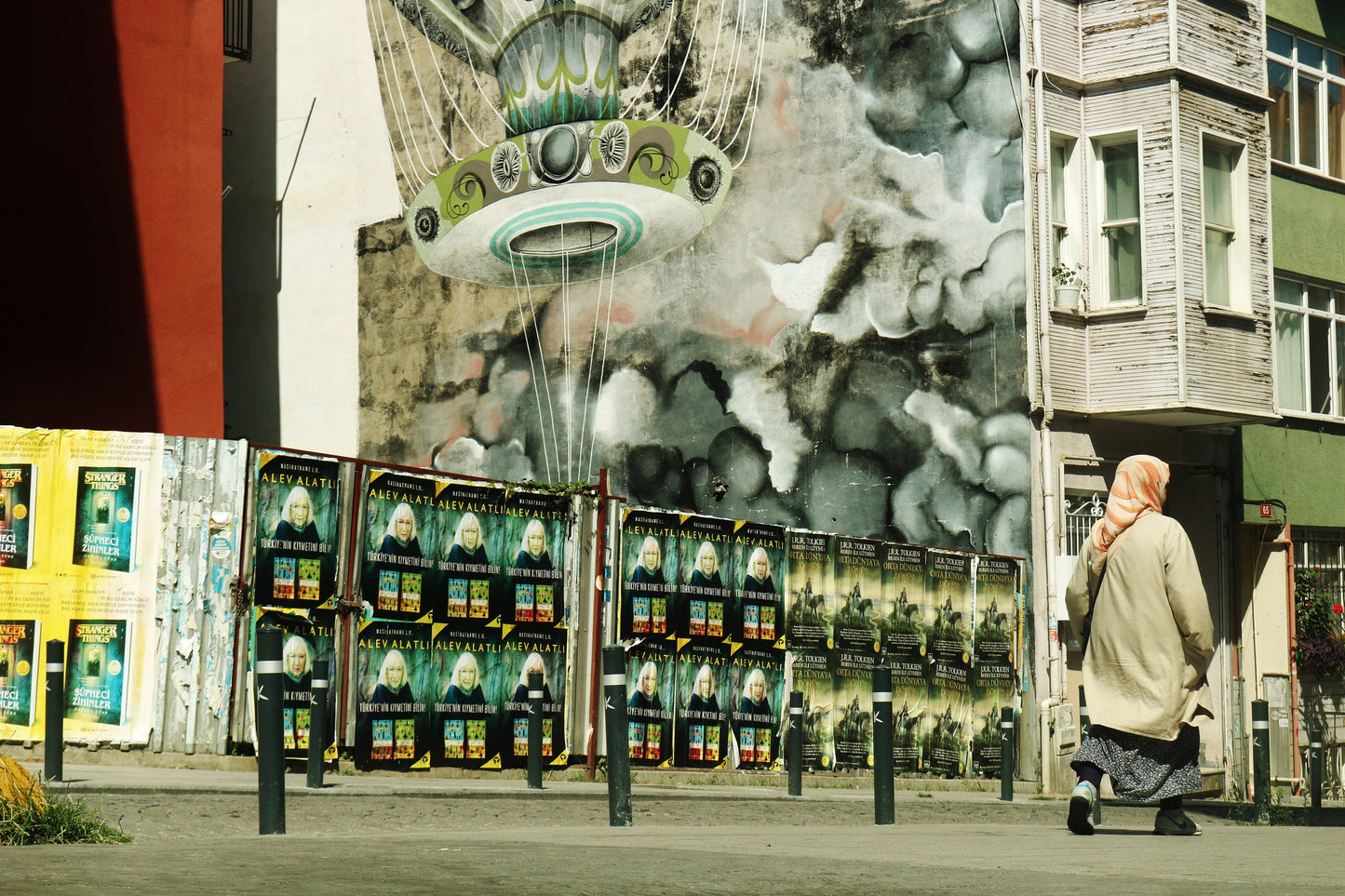 Istanbul Kadikoy Street Art Photography Print Poster