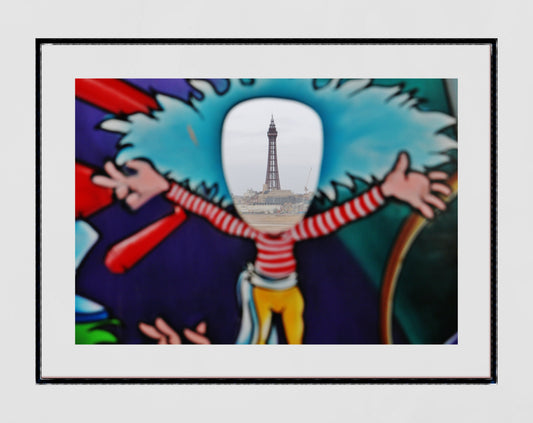 Blackpool Photography Print Blackpool Tower South Pier Poster Gift