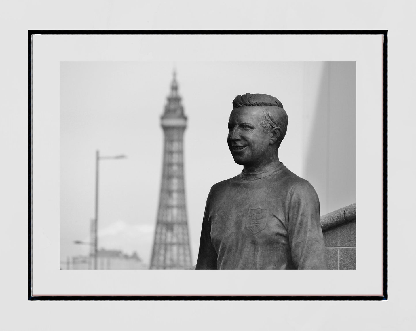 Blackpool Football Club Jimmy Armfield Black And White Poster Photography