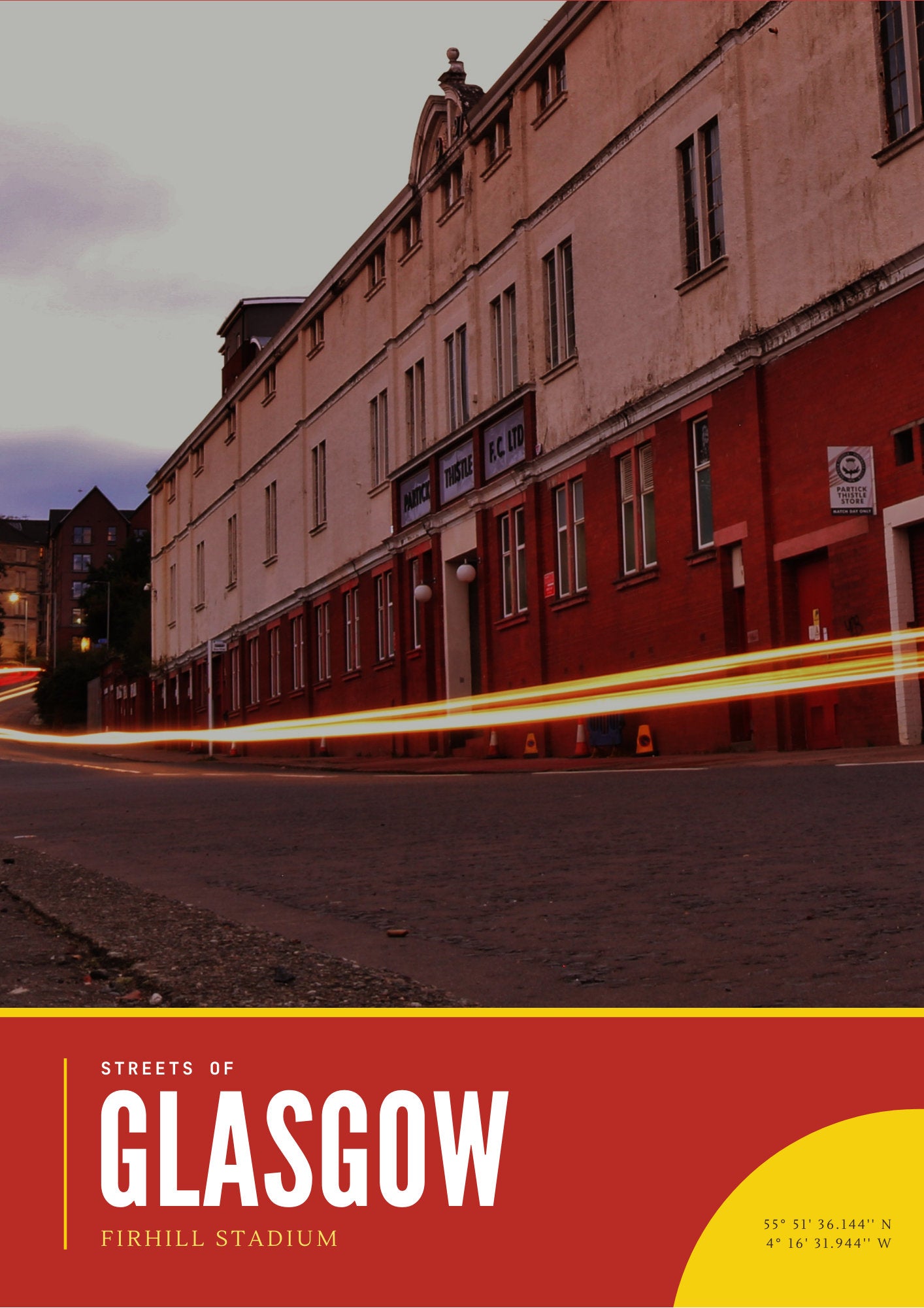 Partick Thistle Photography Poster