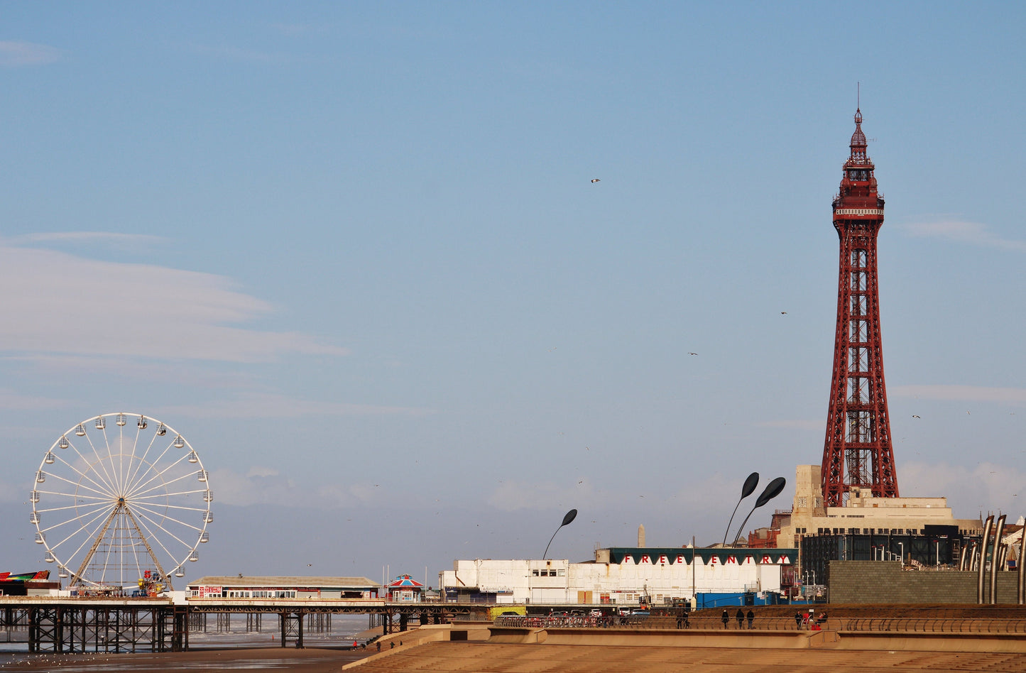 Blackpool Poster Blackpool Tower Central Pier Photography Print