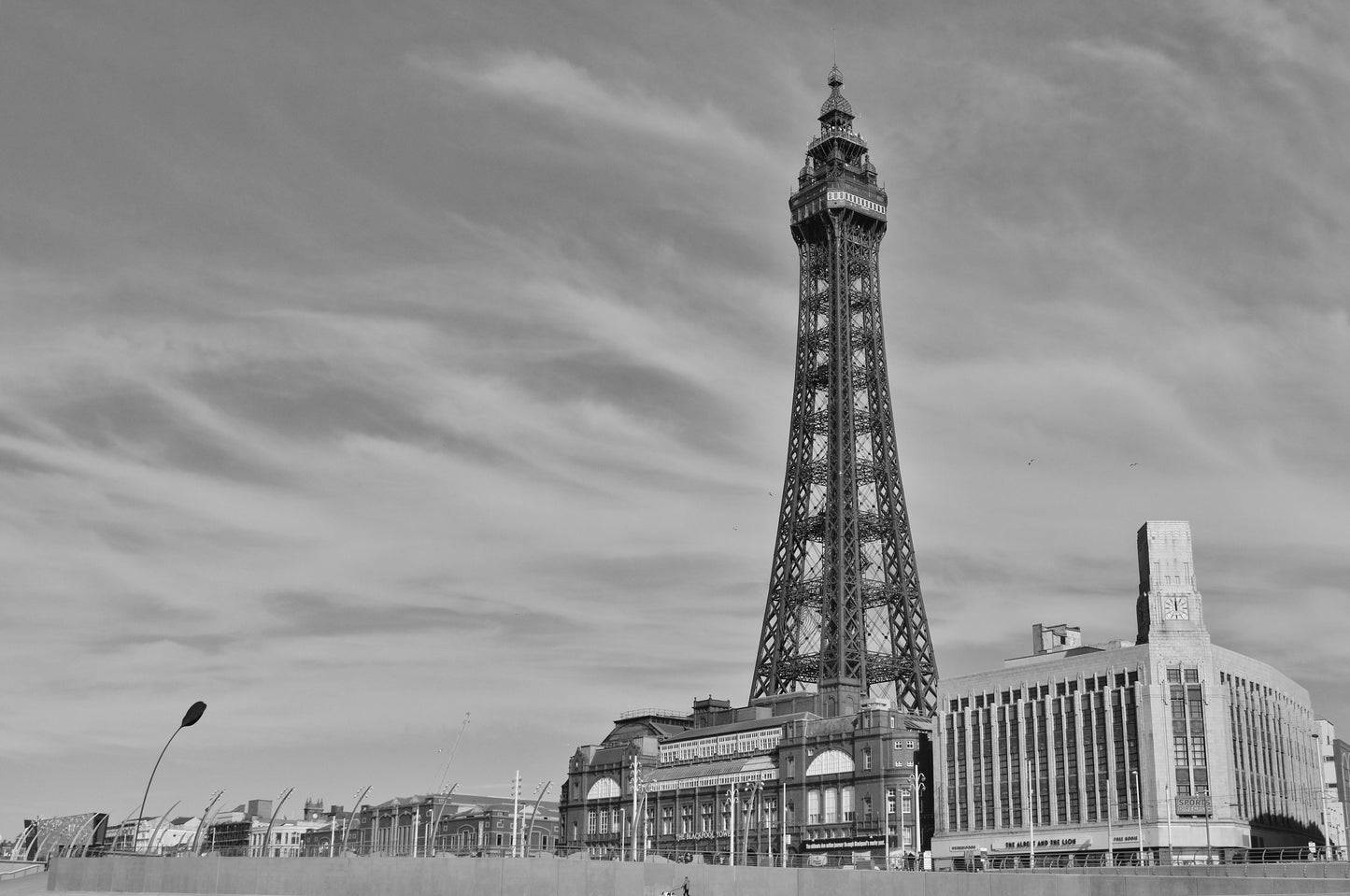 Blackpool Tower Black And White Poster Photography Print