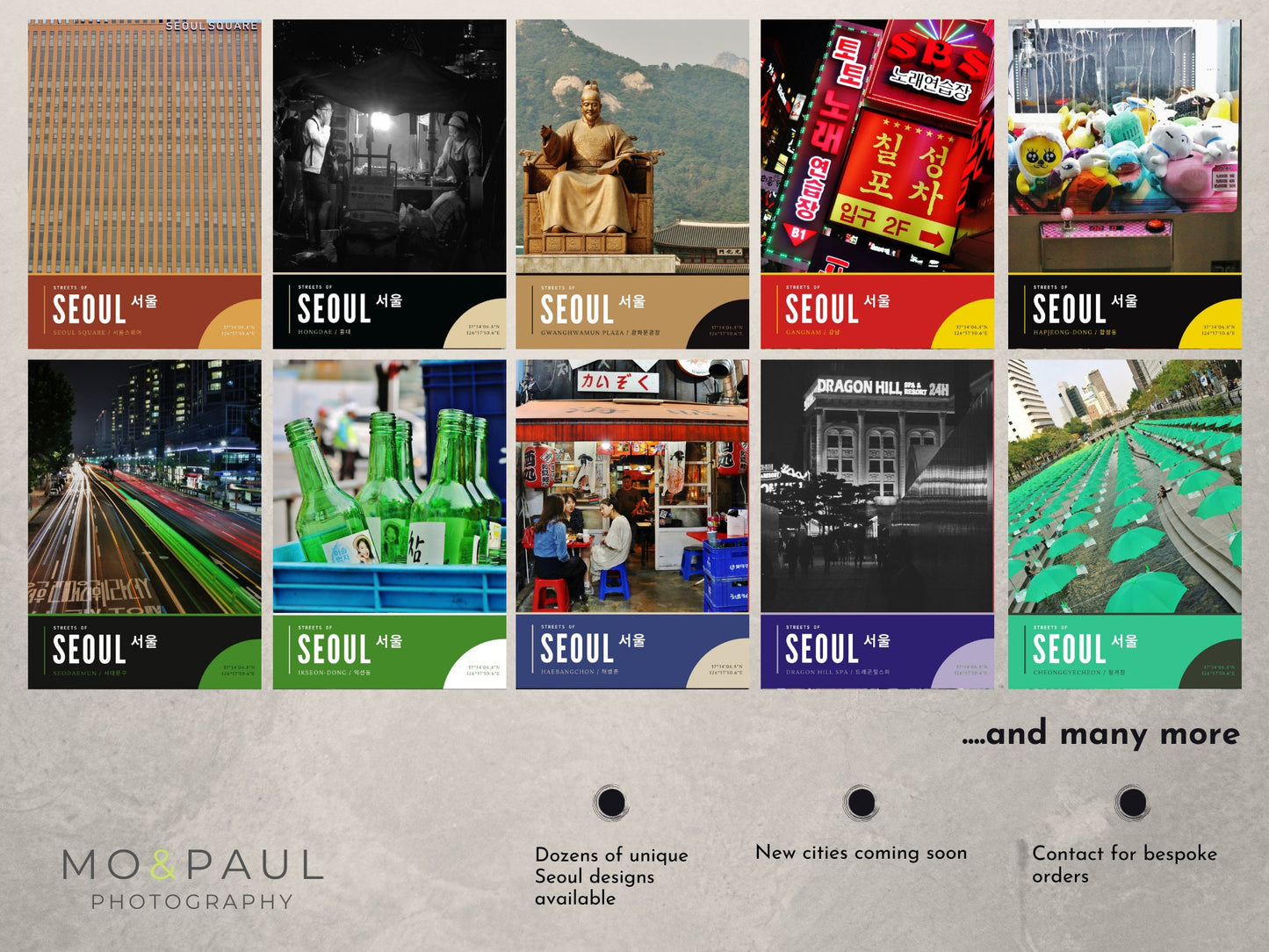 Soju Photo Art, Streets of Seoul South Korea, Seodaemun Street Scene