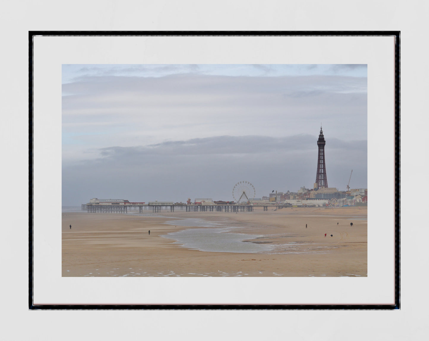 Blackpool Photography Print Blackpool Tower Beach Central Pier Poster Gift
