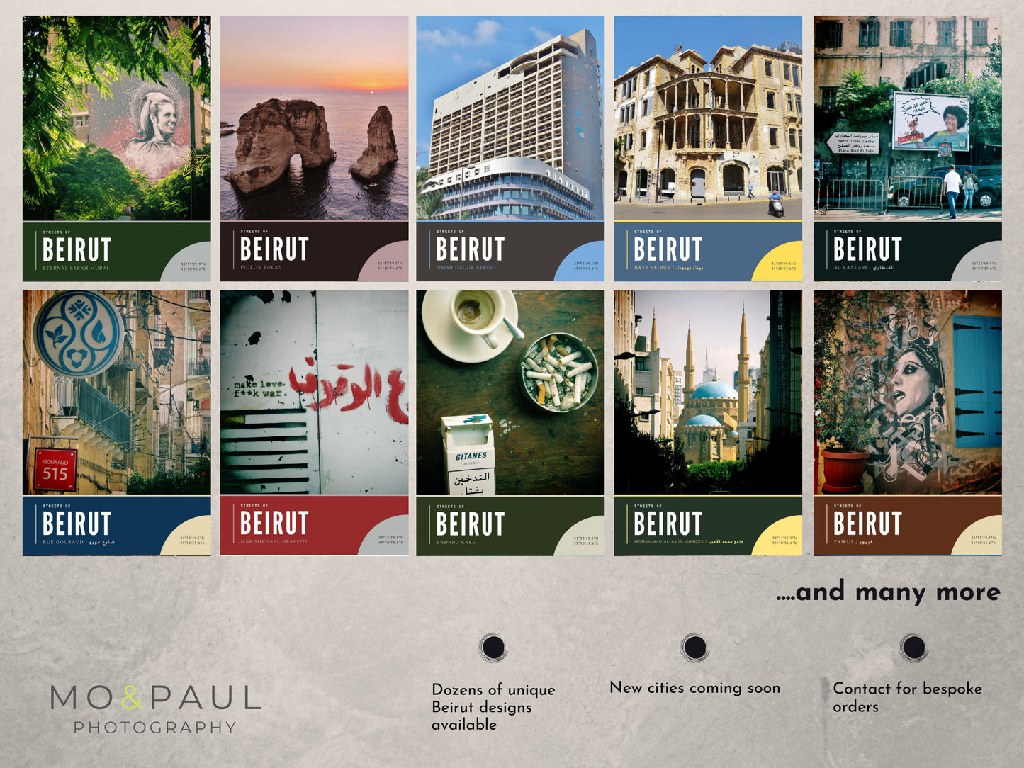 Stunning Beirut Landscape Photography Gift