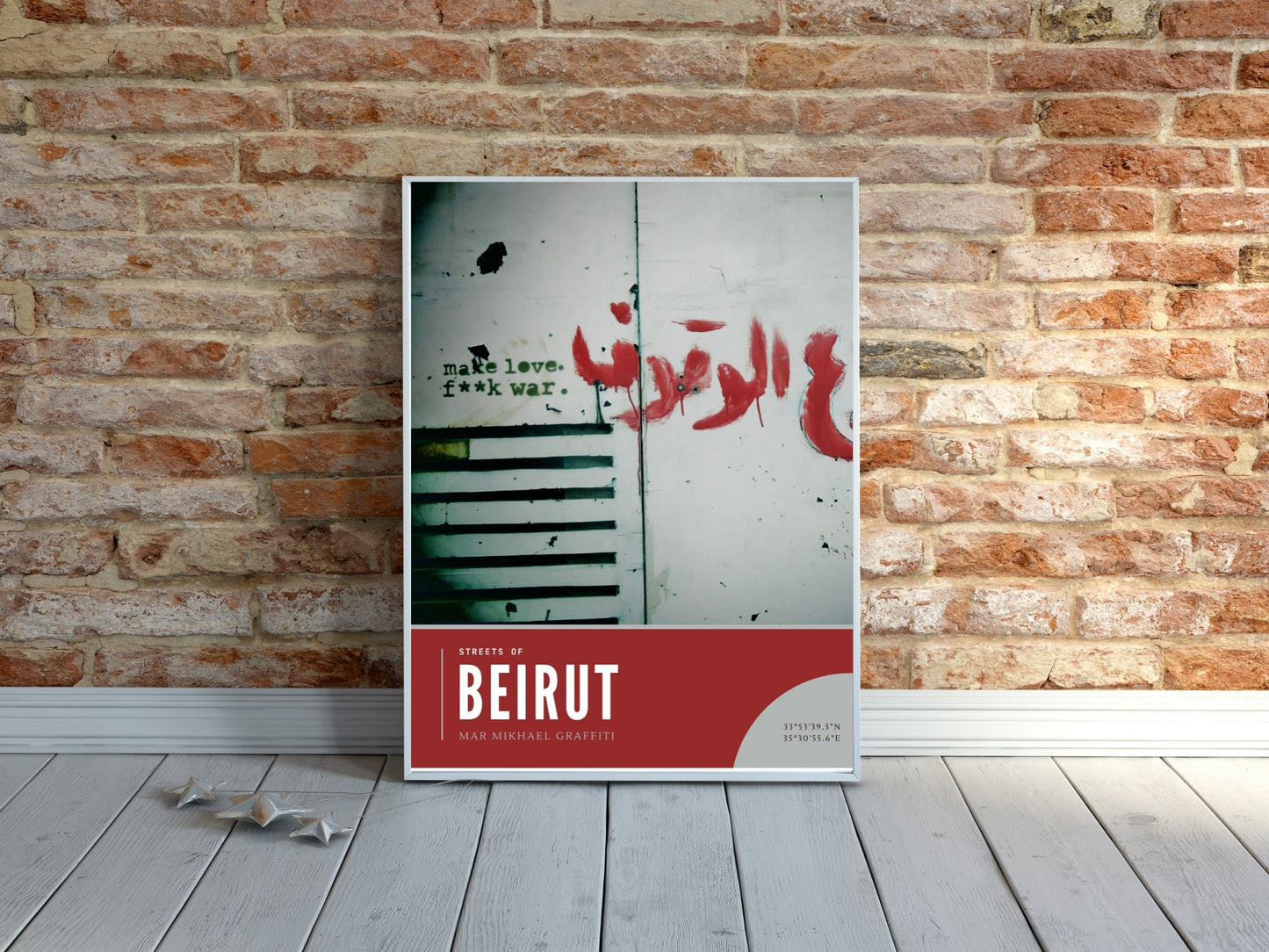 Beirut Anti War Graffiti Photography Art
