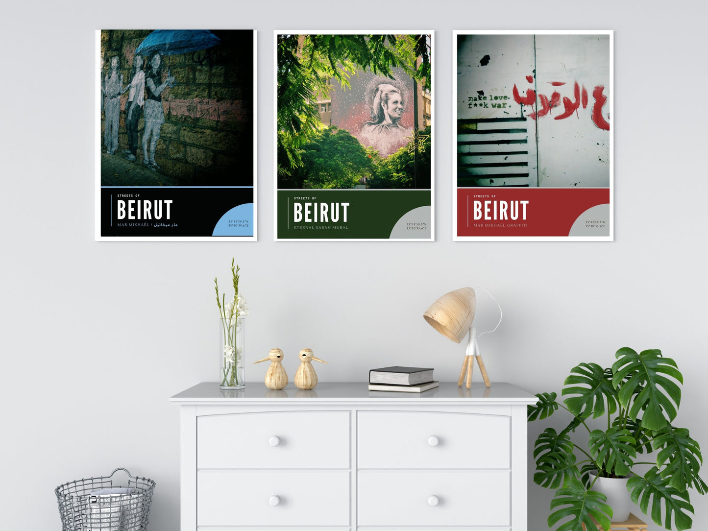 Beirut Anti War Graffiti Photography Art