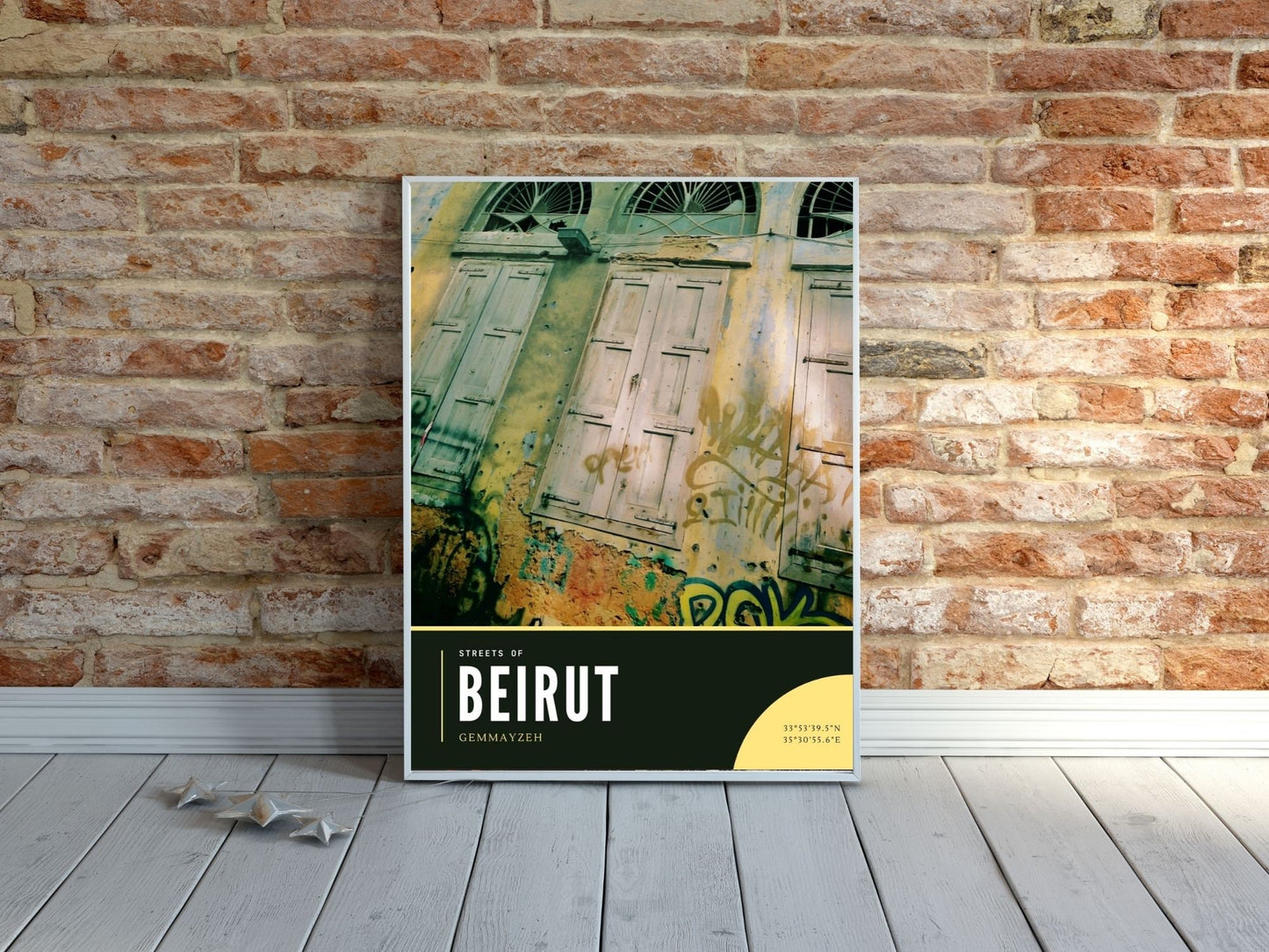 Beirut Gemmayzeh Doorway Photography Print, Streets of Beirut Photography Artwork Series