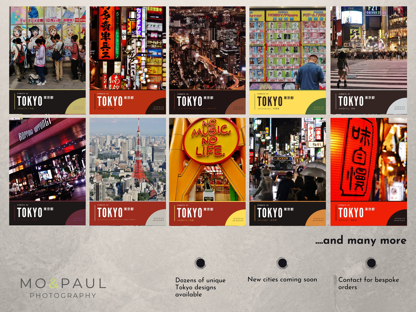 Shibuya Crossing Wall Art, Streets of Tokyo Photography Series