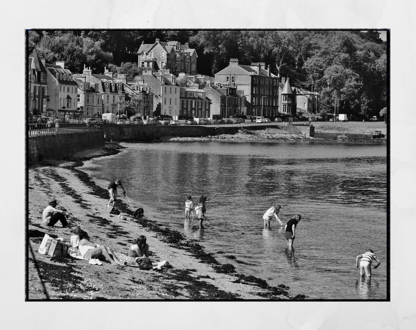 Rothesay Poster Isle Of Bute Photography Black And White Wall Art