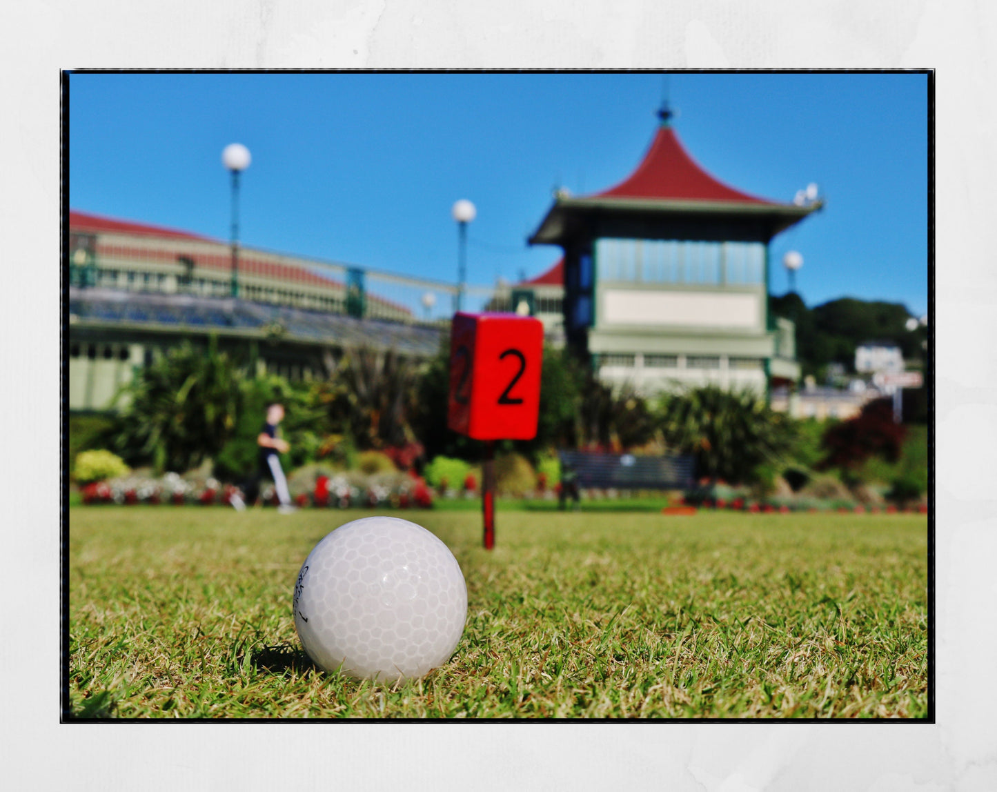 Rothesay Poster Isle Of Bute Winter Gardens Golf Putting Green Photography Wall Art