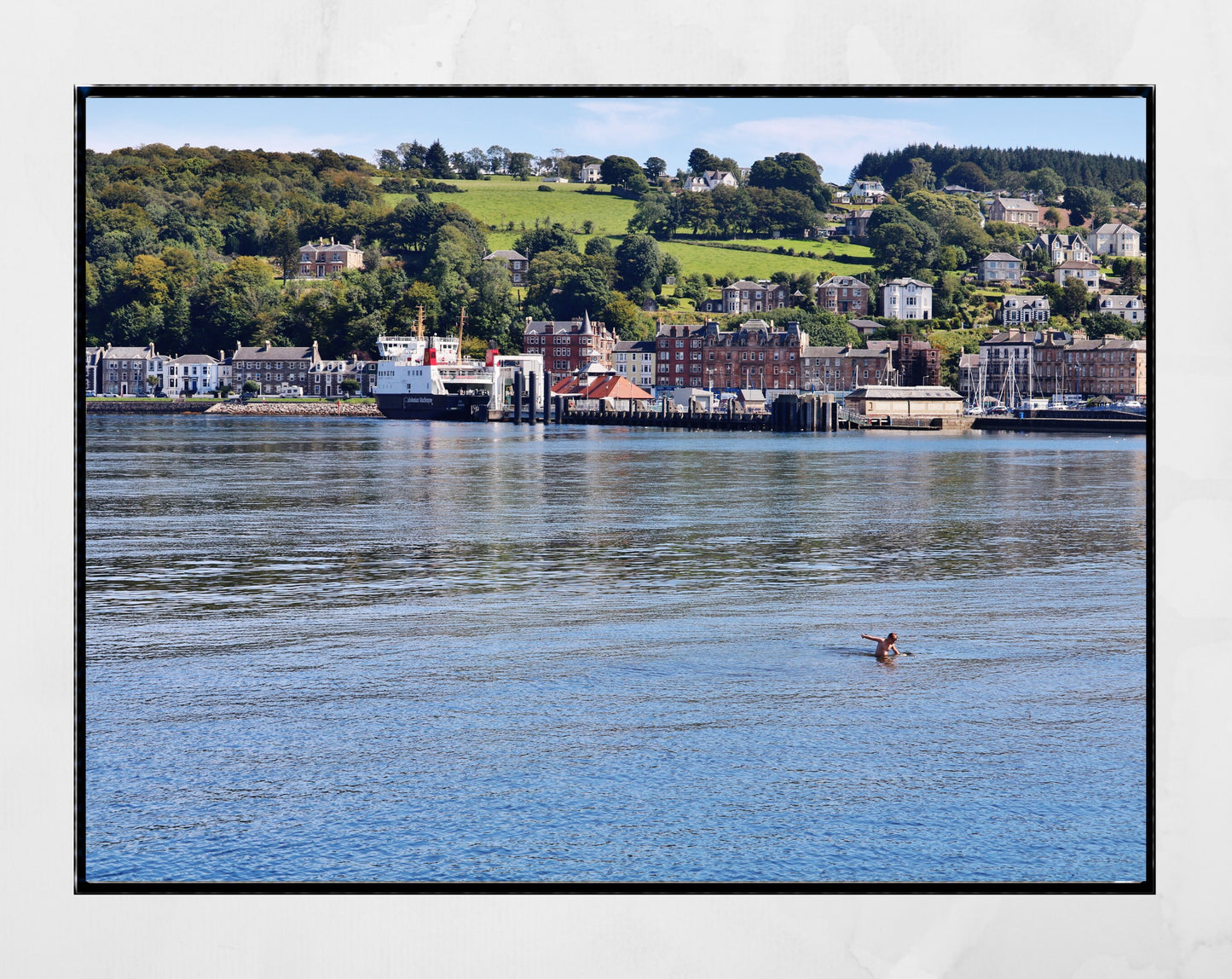 Rothesay Poster Isle Of Bute Coastal Photography Wall Art