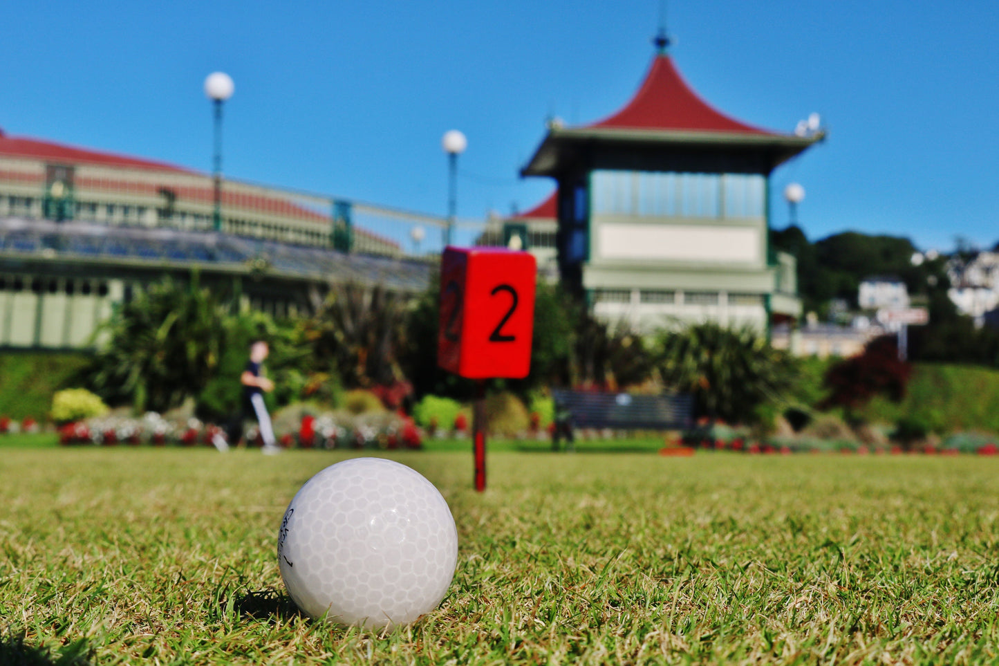 Rothesay Poster Isle Of Bute Winter Gardens Golf Putting Green Photography Wall Art