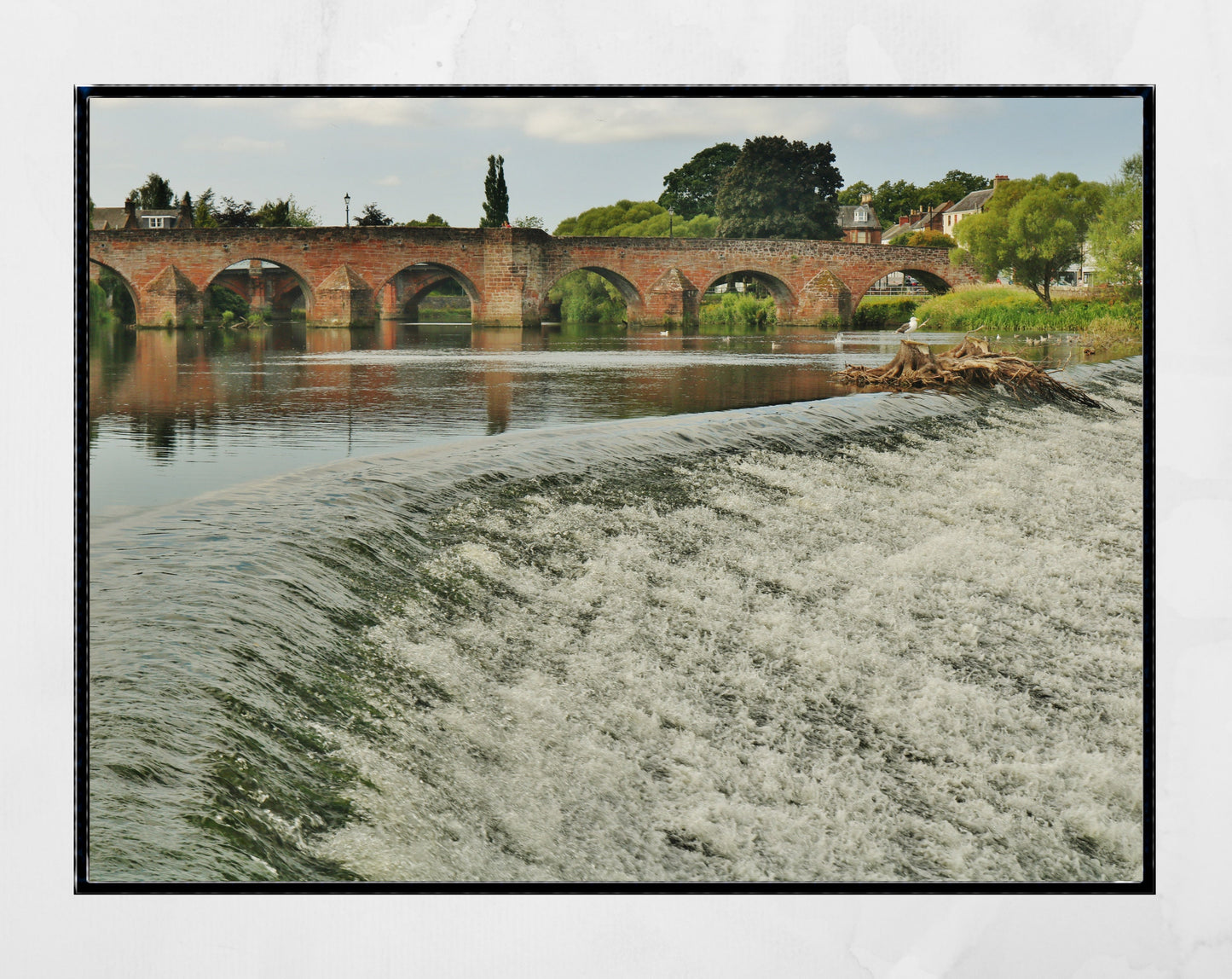 Dumfries Scotland River Nith Devorgilla Bridge Photography Print