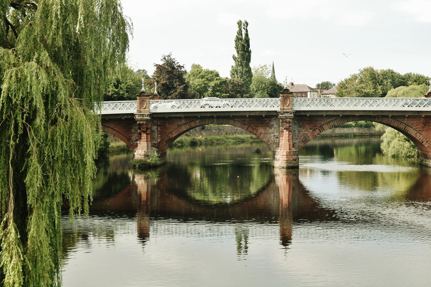 Dumfries Scotland River Nith New Bridge Photography Print Poster