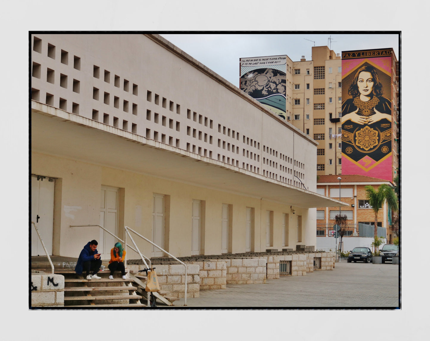 Malaga Poster Street Art Print Urban Photography