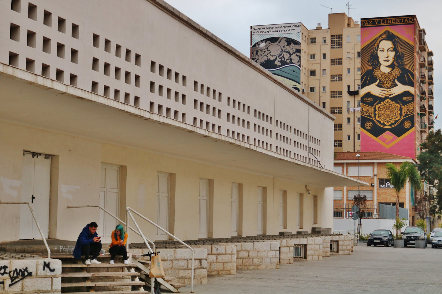 Malaga Poster Street Art Print Urban Photography