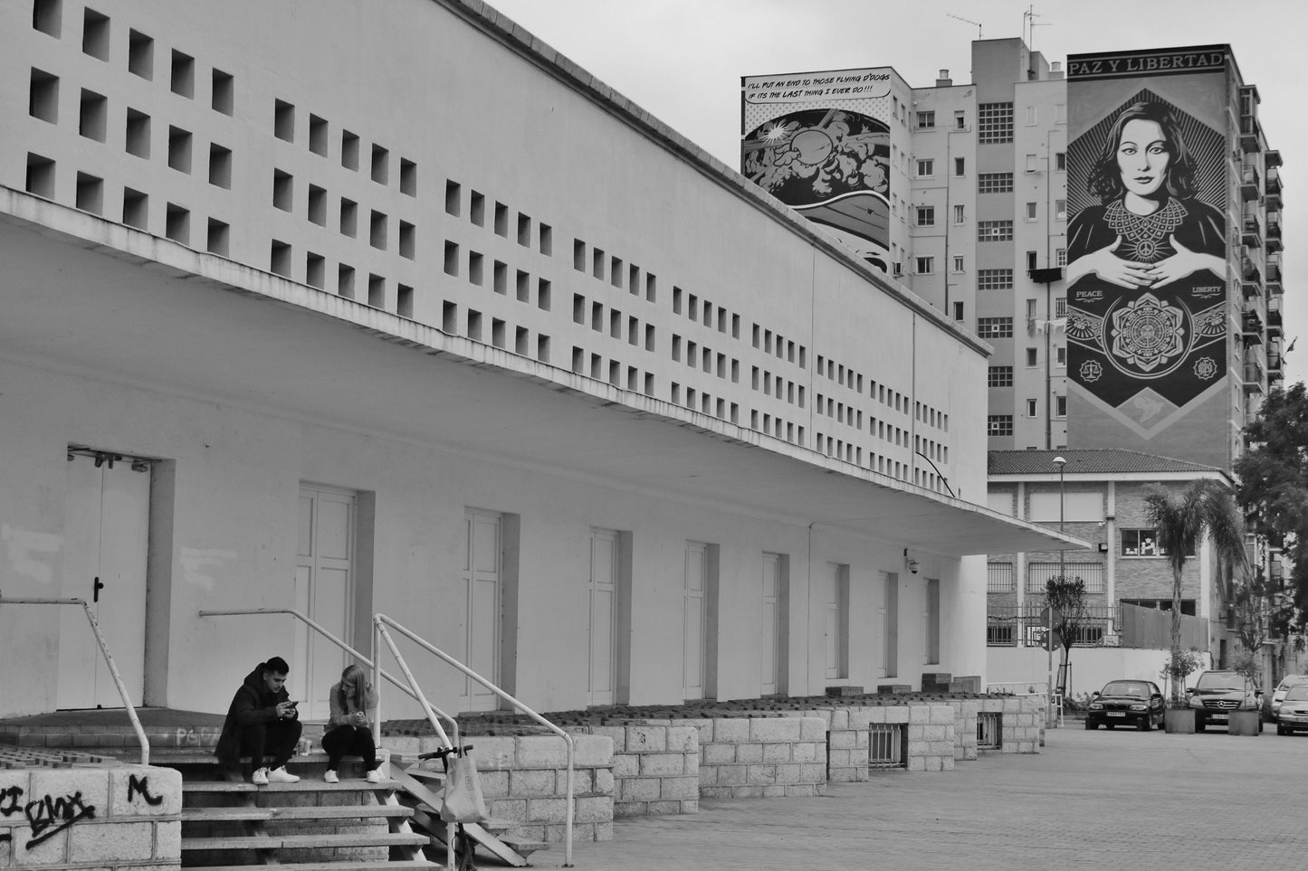 Malaga Poster Street Art Print Street Photography