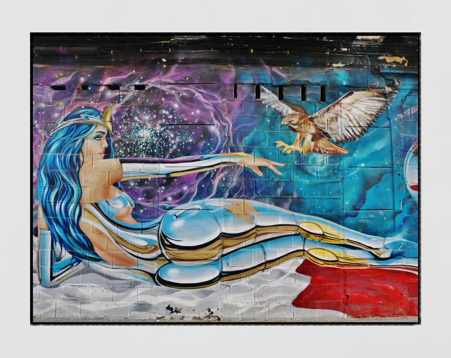 Futuristic Street Art Malaga Photography Print