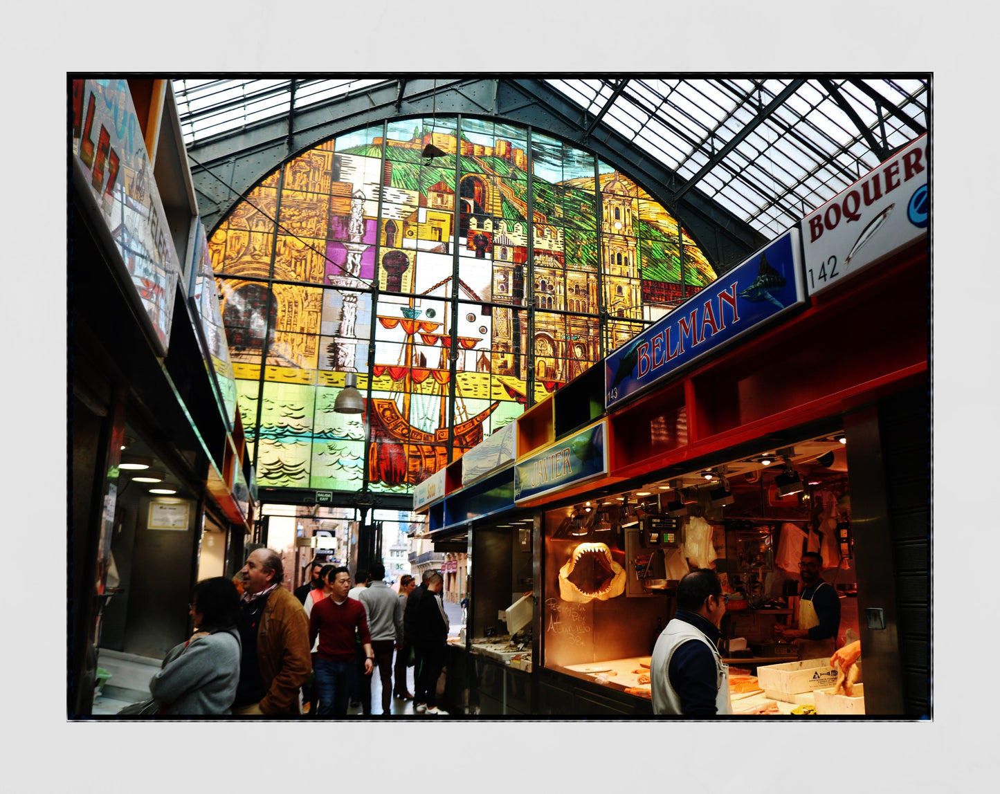 Malaga Mercado Central de Atarazanas Photography Wall Art