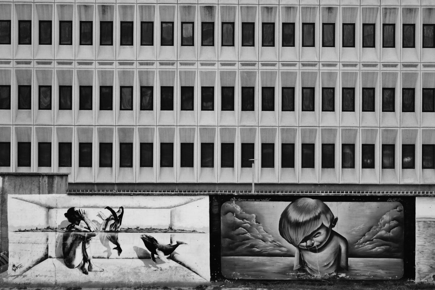 Malaga Poster Street Art Urban Photography