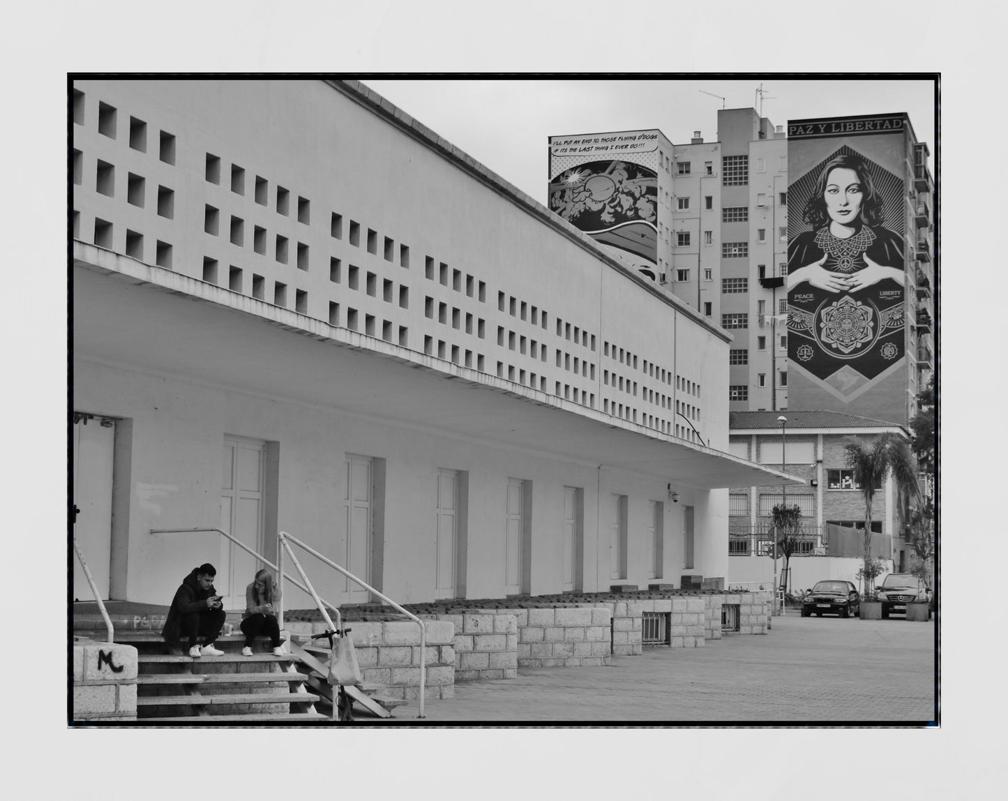 Malaga Poster Street Art Print Street Photography