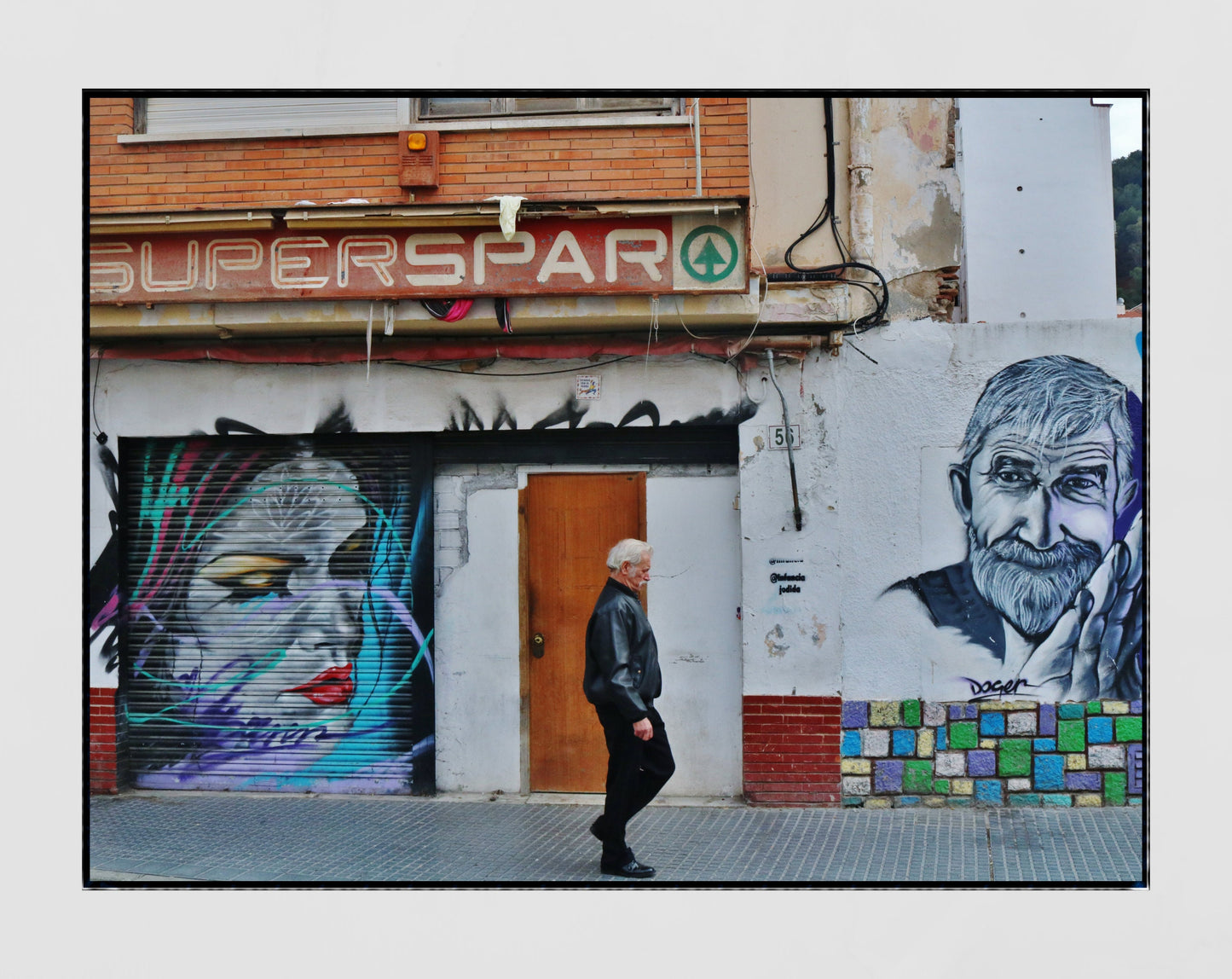 Street Art Photography Malaga Spain Print