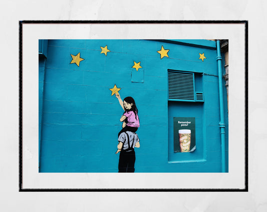 EU Brexit Coronavirus Lockdown 2020 Street Art Photography Print