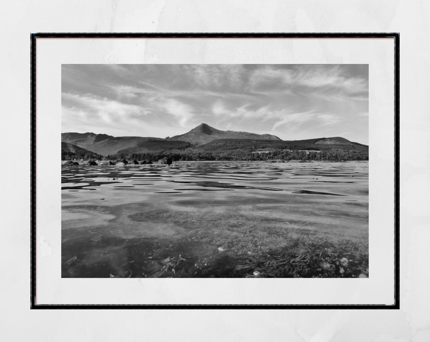 Isle of Arran Goatfell Scotland Landscape Photography Black And White Wall Art