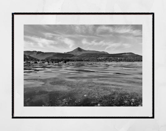 Isle of Arran Goatfell Scotland Landscape Photography Black And White Wall Art