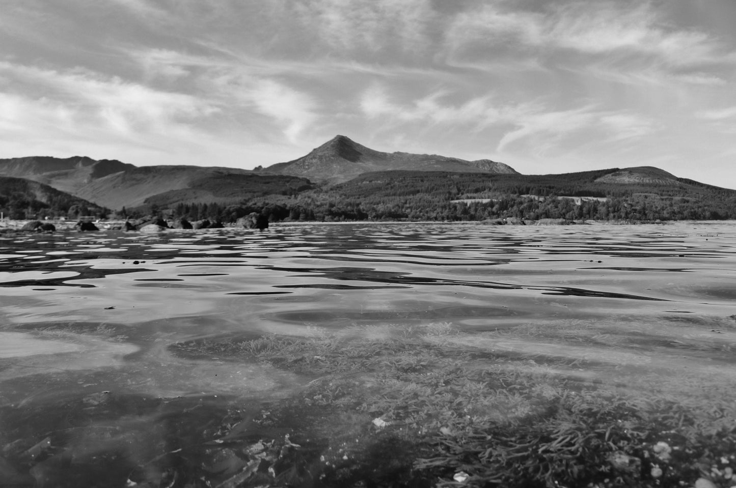 Isle of Arran Goatfell Scotland Landscape Photography Black And White Wall Art