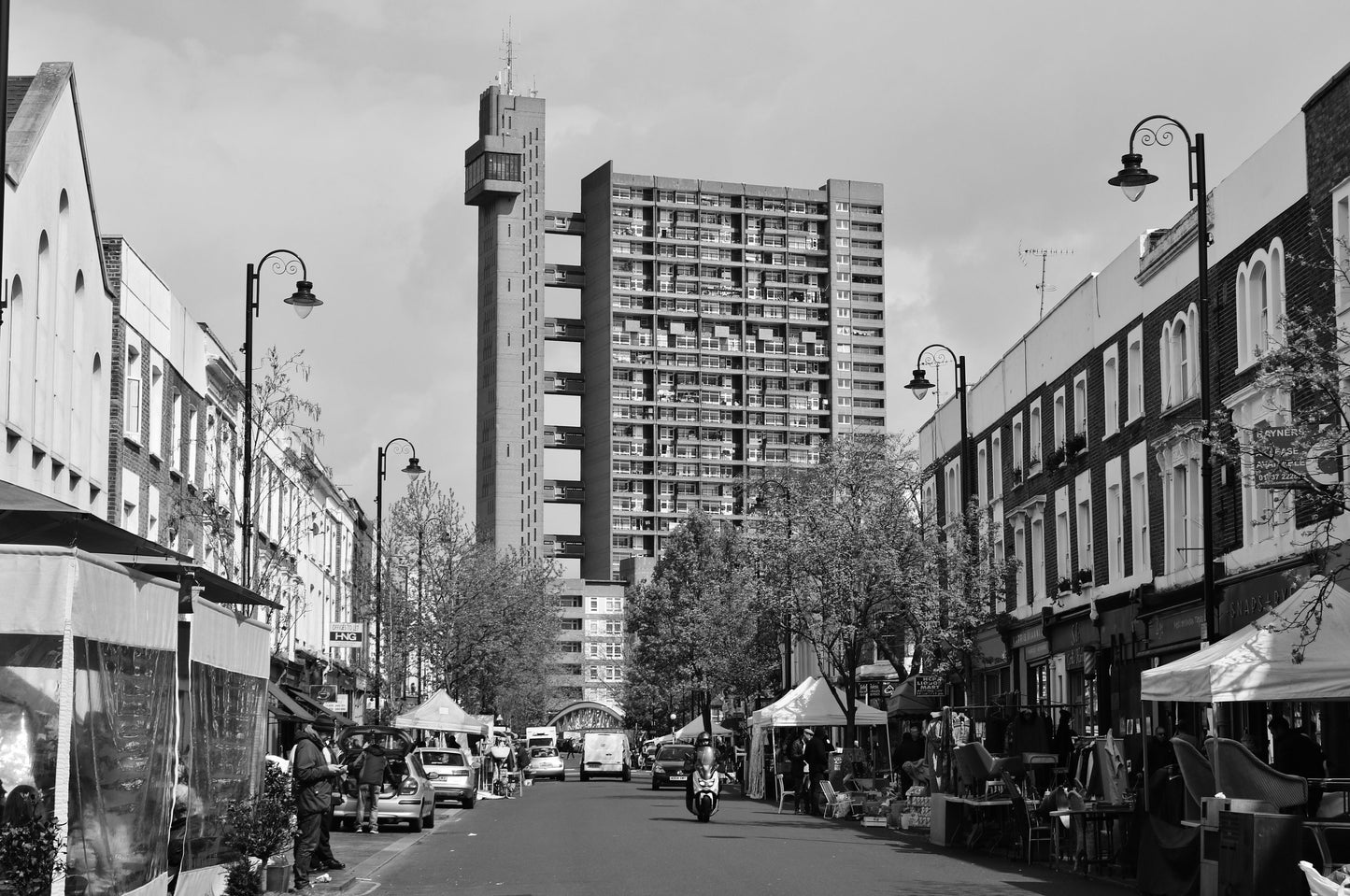 Trellick Tower Notting Hill Black And White Photography Print