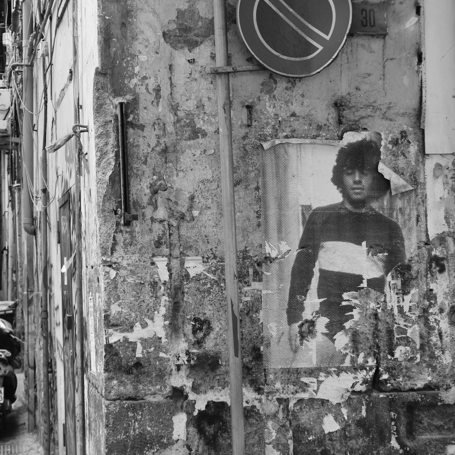 Maradona Black And White Naples Three Gallery Wall Prints