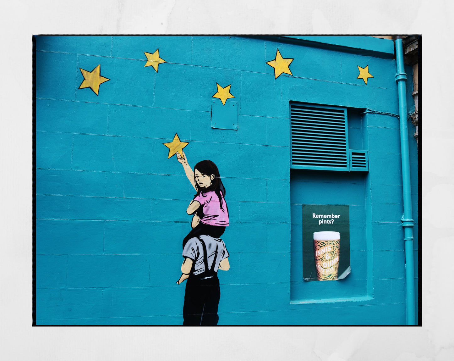 EU Brexit Coronavirus Lockdown 2020 Street Art Photography Print