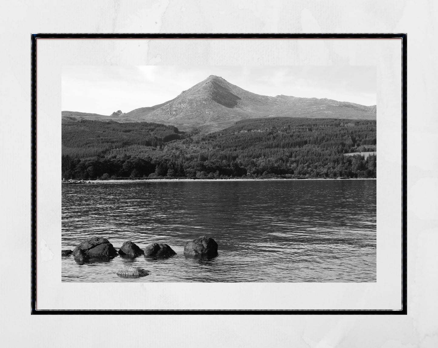 Isle of Arran Goatfell Scotland Landscape Black And White Photography Art