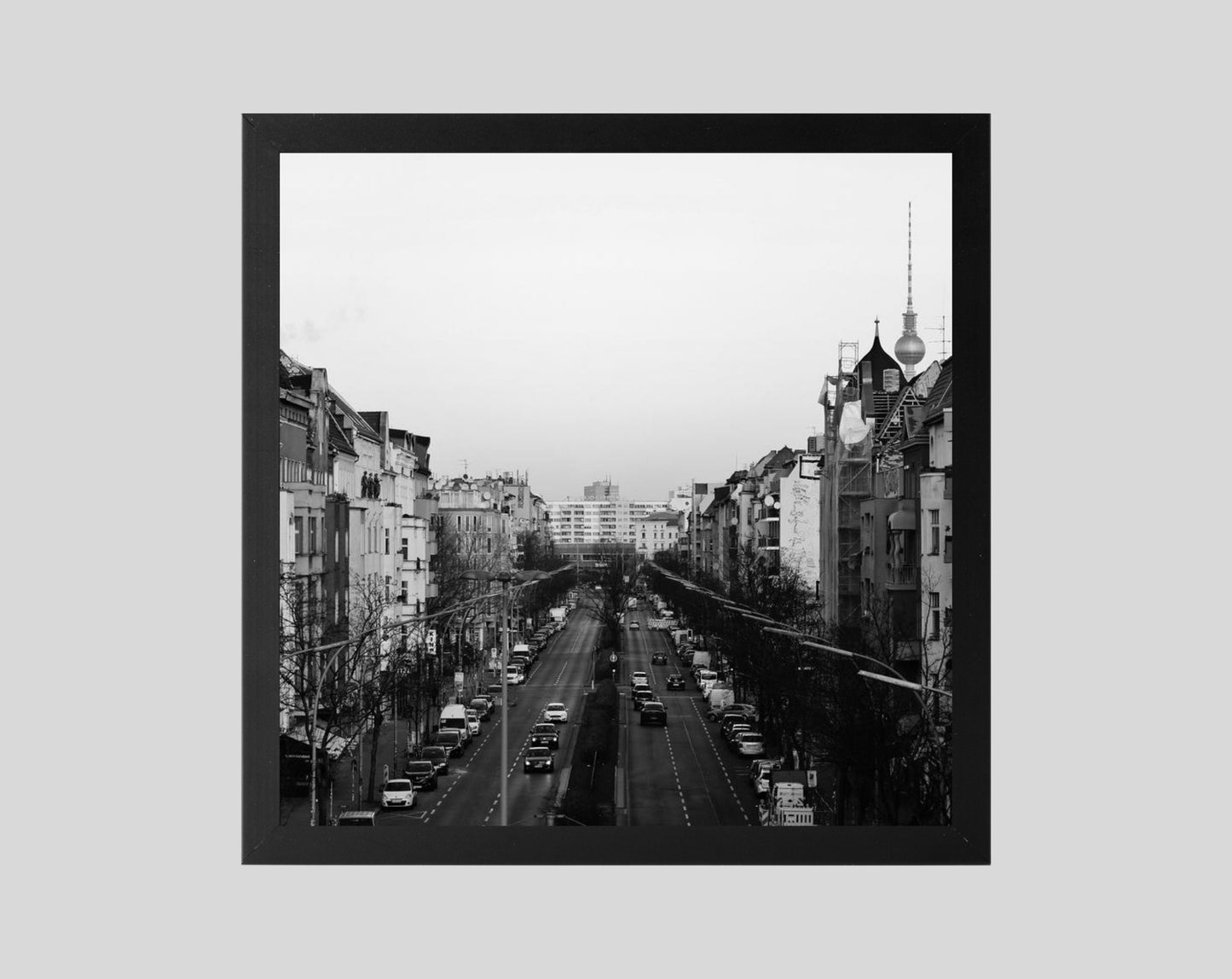 Neukölln Berlin Poster Black And White Photography Print