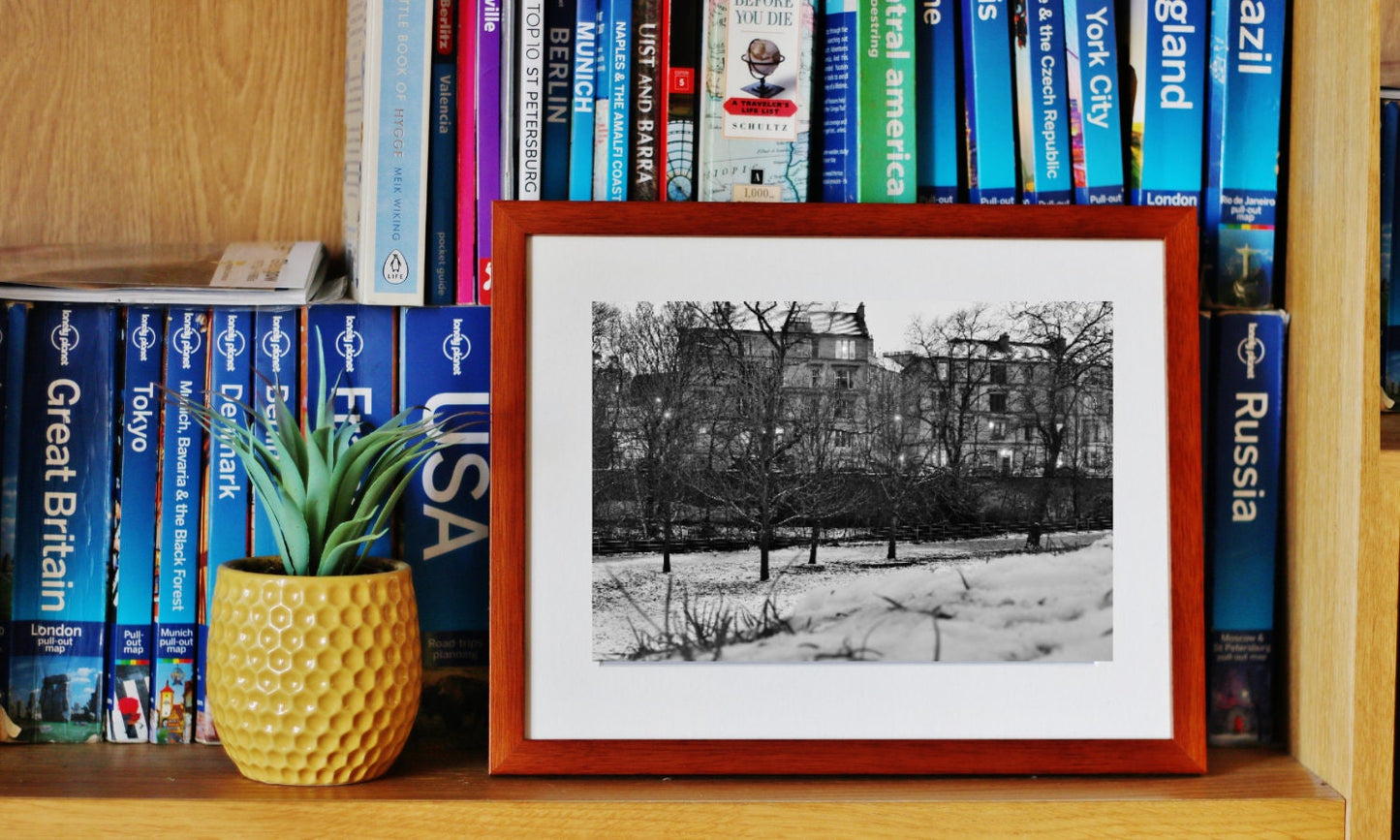 Glasgow Tenement West End Kelvingrove Park Photography Print