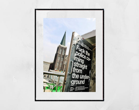 Fuck The Police N.W.A. Lyrics Poster