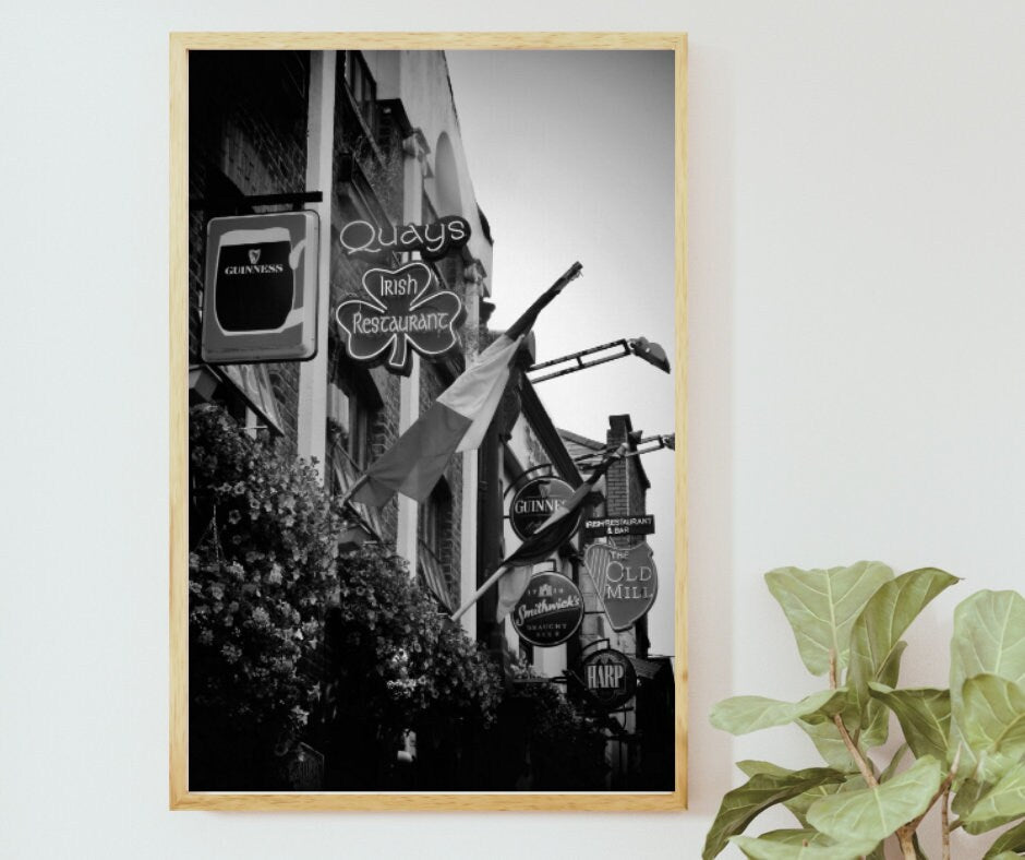 Temple Bar Dublin Ireland Photography Print