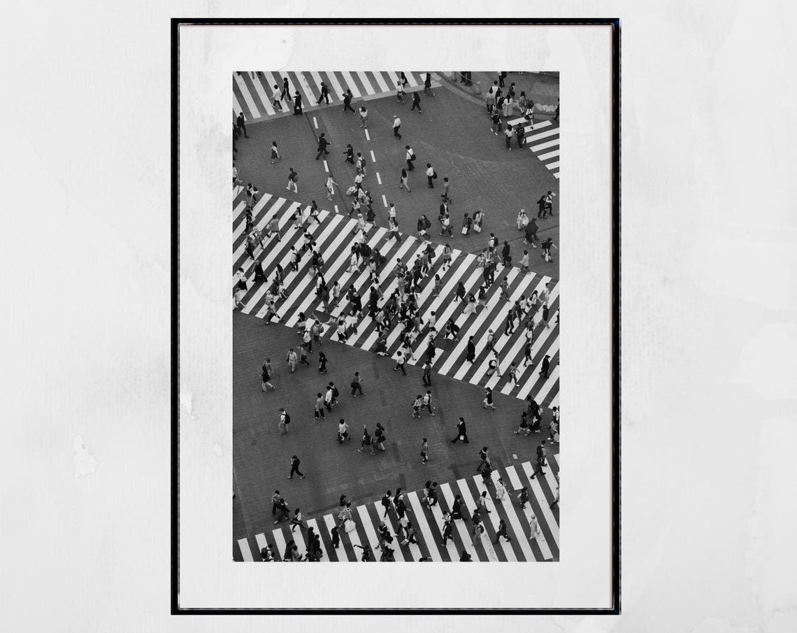 Tokyo Prints Black And White Gallery Wall Set Of Six