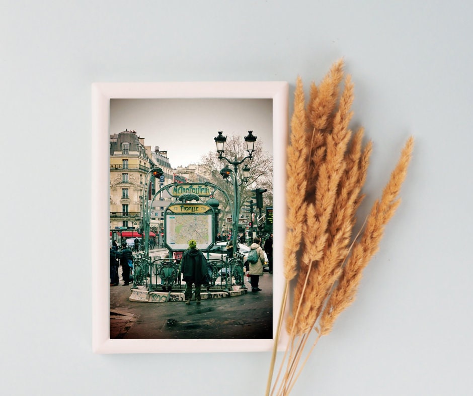 Montmartre Print Paris Street Photography
