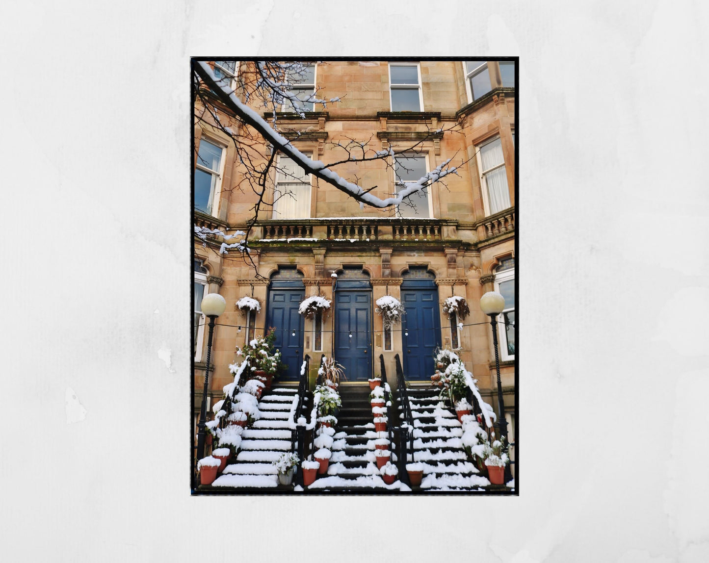Queen's Drive Glasgow Tenements Photography Print