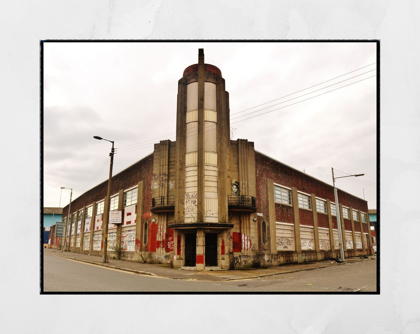 Art Deco Derelict Urban Photography Print